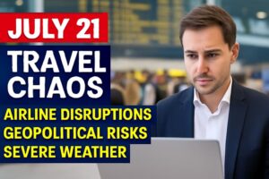 Travel News on July 21: What You Need to Know About Airline Chaos, Geopolitical Risks, and Severe Weather